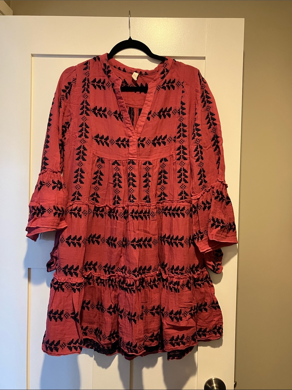 Stitched detail dress